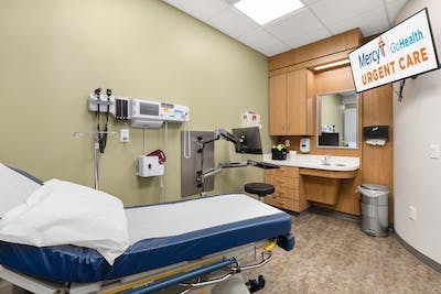 Exam Room at Mercy-GoHealth Urgent Care in Lake St Louis
