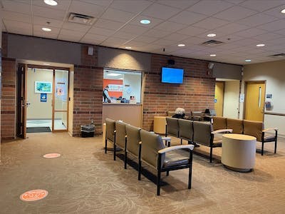 Lobby at Henry Ford-GoHealth Urgent Care in Fraser, MI